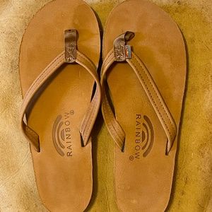 Rainbow Narrow Strap Sandals